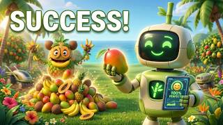 Panda & Bamboo Robot Start a HIGH TECH Tropical Fruit Farm!