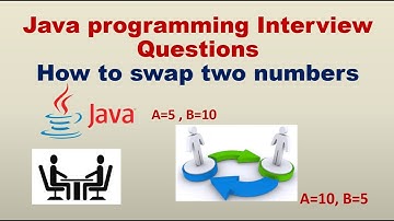 How to swap two numbers with & without temp/third variable | Automation testing interview question