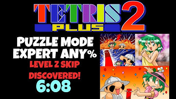Tetris Plus 2 Puzzle Mode Expert Any% in 6:08