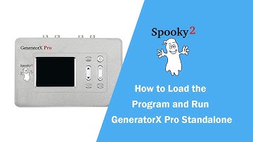 How to Load the Program and Run GeneratorX Pro Standalone
