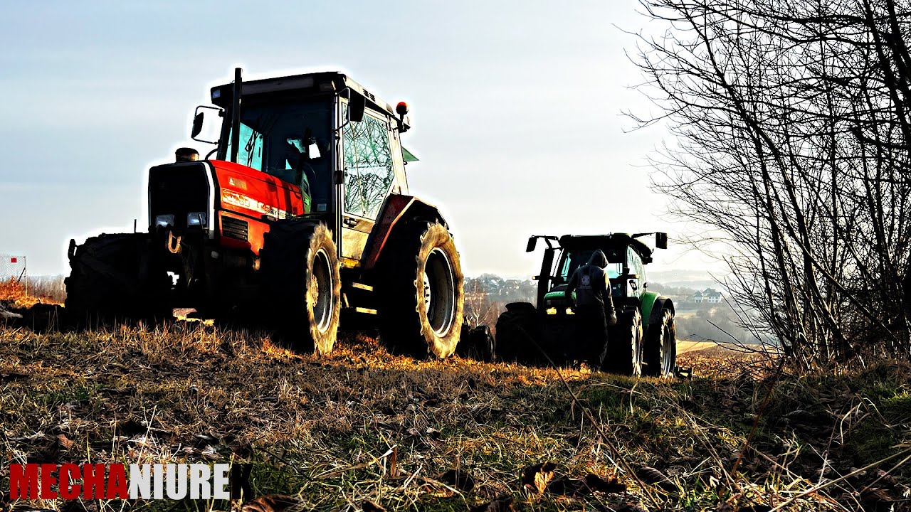 ❄️🌾Orka Późno Zimowa-2025❄️Deutz Fahr Agrotron K100💚 & MF-3060🔥❤️