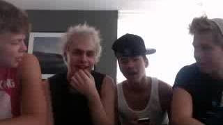 5SOS twitcam 19/08/13
