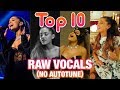 Top 10 Ariana Grande Raw Vocals! (NO AUTOTUNE)