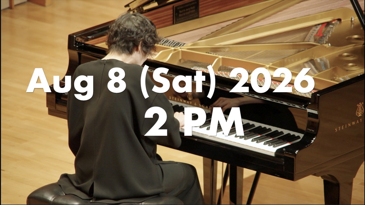 Jun Asai Piano Concert: Aug 8, 2026 - YouTube