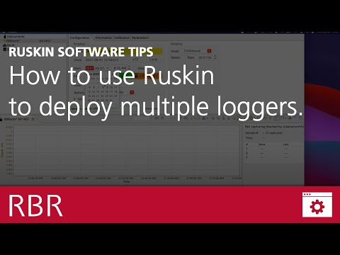 How to use Ruskin to deploy multiple loggers.