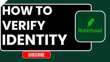 Identiteitsverificatie op Robinhood | Volledige accountverificatie stap voor stap