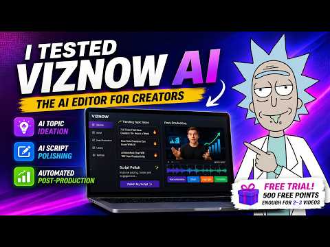 I Tested VizNow AI: The AI Editor Every Talking-Head Creator Needs?
