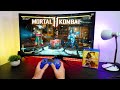 PS4 Slim On 32" Curved Gaming Monitor  | MORTAL KOMBAT 11- POV Gameplay