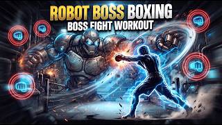 🔥 ROBOT BOSS BOXING 🥊 HQ Immersive Interactive Rhythm Workout Game ⚡ Fitness Brain Break screenshot 3