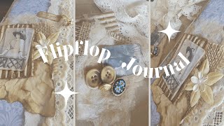 DIY Flip Flop Junk Journal Tutorial Using Envelopes - Shabby Chic Vintage Style Series – Part 1