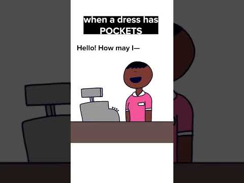 Видео: when a dress has POCKETS #shorts