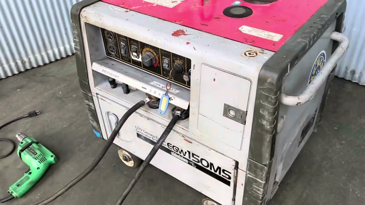 ウェルダー2 新ダイワ エンジンウェルダー(溶接機&発電機) EGW150MS