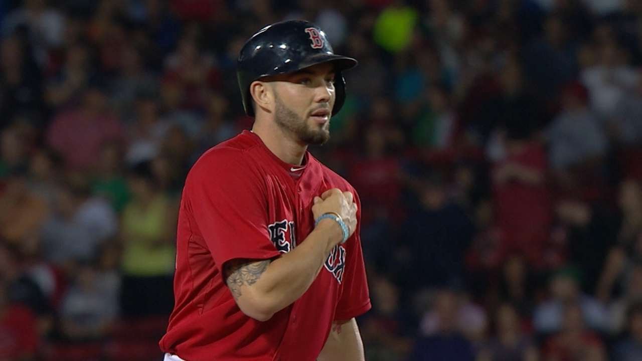 KC@BOS: Swihart goes 4-for-4, drives in two in win