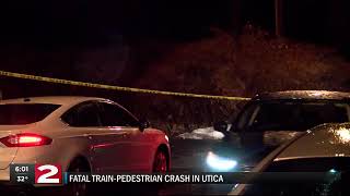 Utica police investigate fatal train pedestrian accident