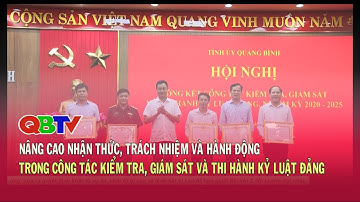 Tổng kết công tác kiểm tra, giám sát và thi hành kỷ luật Đảng, nhiệm kỳ 2020-2025| QBTV