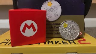 eBay Finds #15: Super Mario Galaxy Launch Coin & NSMB2 Gold Mario Pin (Pre-order Bonus)