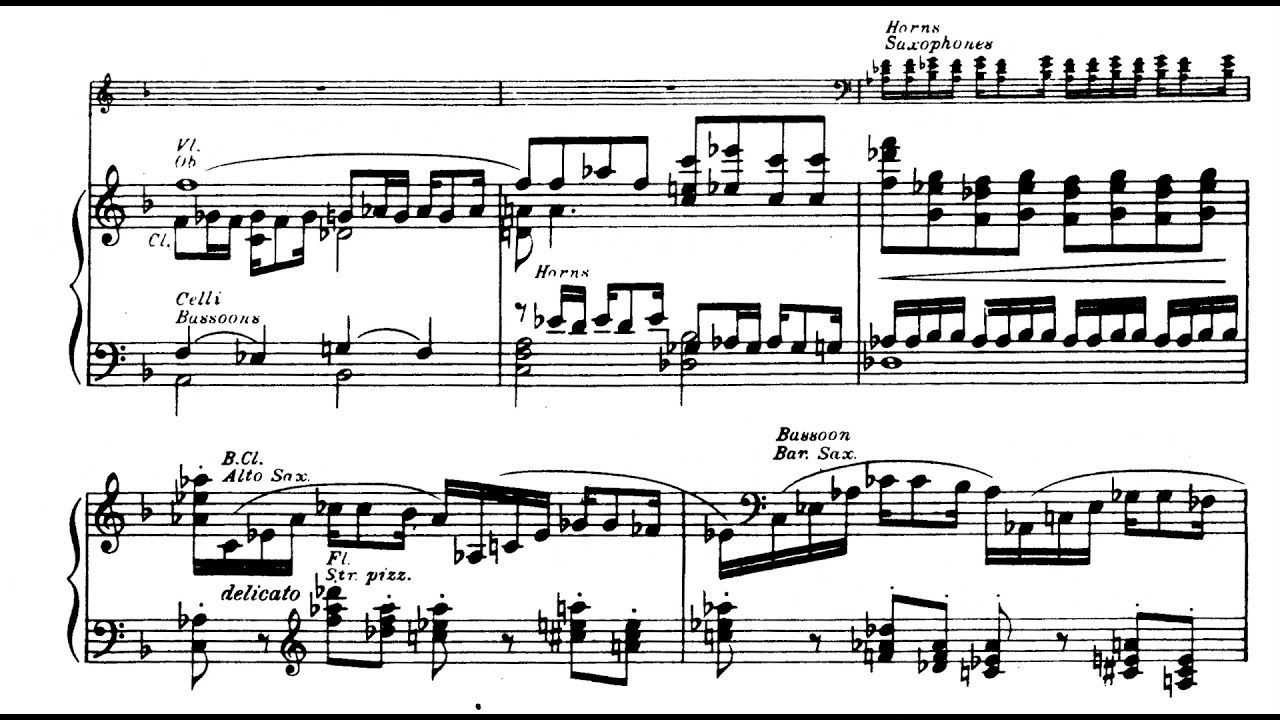 George Gershwin - An American in Paris for Piano (1928) [Score