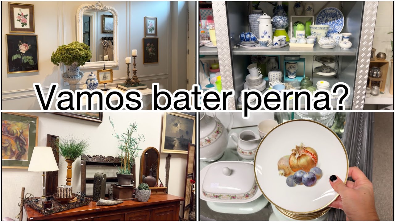 Fui em uma loja de segunda mão na Holanda