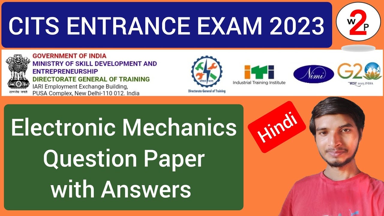 cits electronic mechanic 2022 pyq