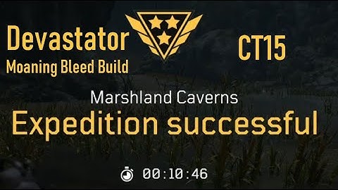 Outriders Devastator Solo CT15 Gold Marshland Caverns 10:46