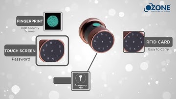 Oracle Digital Door Lock in Bronze Finish 1