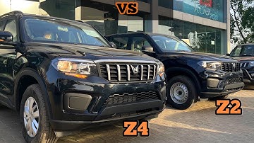 Mahindra Scorpio N Z2 vs Z4 - 21 Features in a difference of Rs 1.60 Lakhs✨❤️