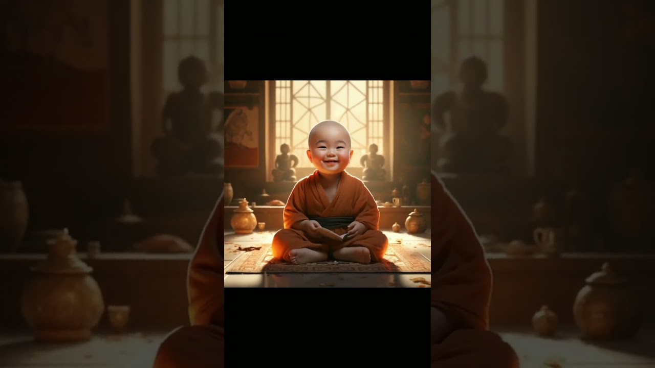 Little monk so cute baby 
