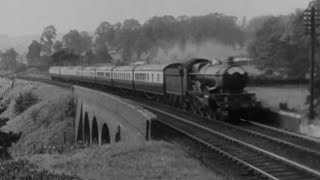 Vintage railway film  Power to order  1941