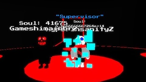 Admin Character Showcase! FATAL ERROR SANS UnderBattle Maniac Fighter (Roblox)