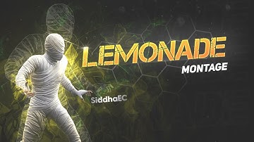 Internet Money - Lemonade | #SiddhaEC | PC Edit | PUBG Mobile Best Edited montage