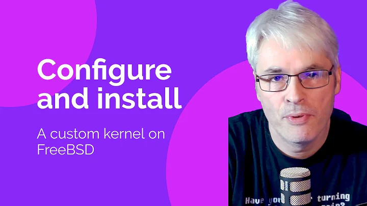 Configure and install a custom kernel on FreeBSD