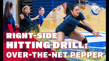 Middle hitter transition footwork  3  and 4 step approach