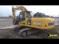 Komatsu pc360 11 excavator and dumper volvo a30g cabview komatsu excavator heavyequipment digger