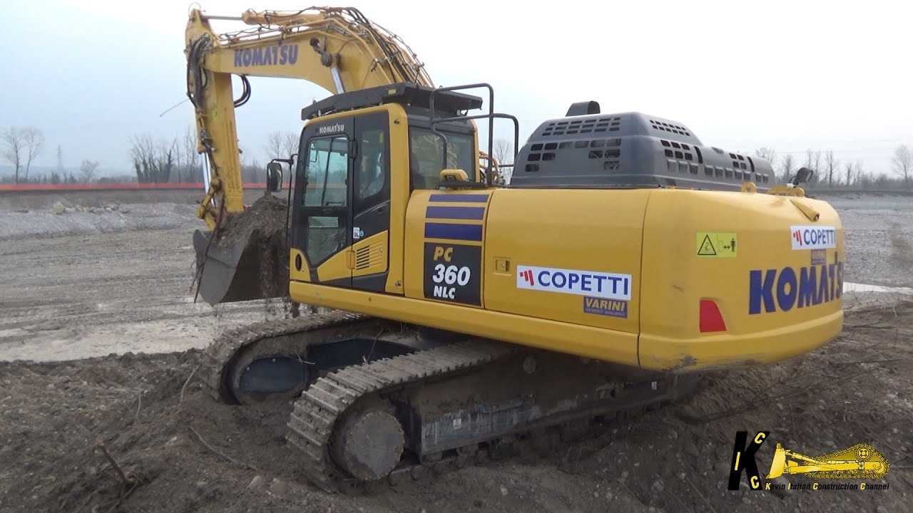 KOMATSU PC360 11 EXCAVATOR and DUMPER VOLVO A30G CABVIEW #komatsu #excavator #heavyequipment #digger