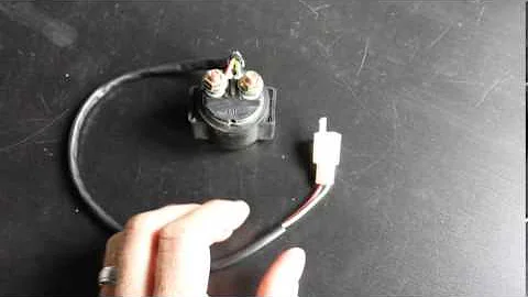 Scooter starter solenoid