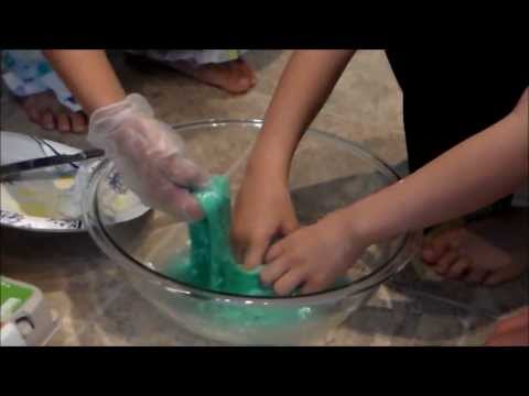 How to Make Slime!  DIY Gak or Flubber!