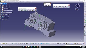 Double Bearing Assembly [ Design, Part design, Assembly]