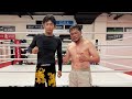 ヒロ三河選手とスパーリングしてみた