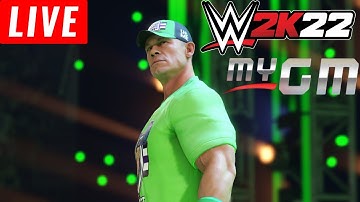 🔴 MyGm with Sam "Toothless" Hopps LIVE | WWE 2K22 | New Update 1.07