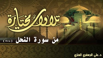 تلاوة مختارة من سورة النحل _ د. علي الجعفري العنزي