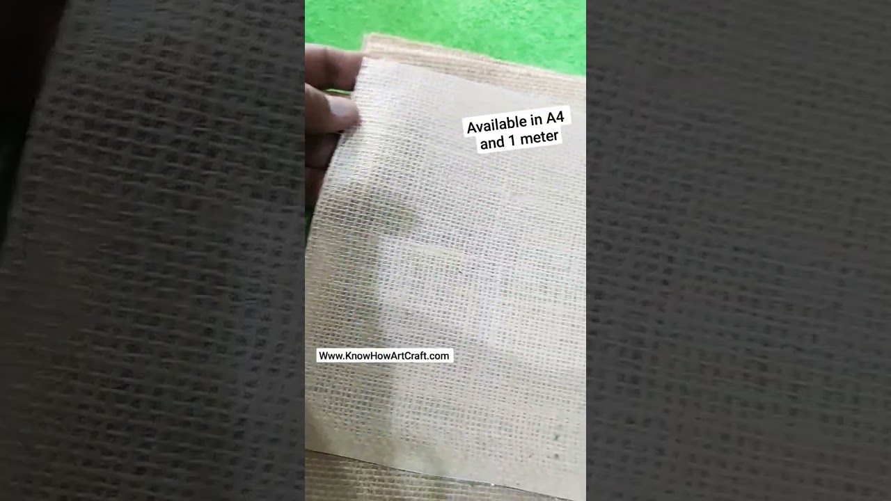 Jute Cloth  A4 Size and 1 meter