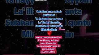 amalan sebelum azan subuh #shorts #doa #insfiratif