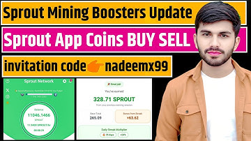 Boost Sprout Mining Speed ⚡| Buy & Sell Sprout Tokens🏧|Sprout Coins Unlimited Claim 400%🌱 Listing 