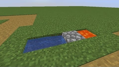 Minecraft 1.14.4:How to make a cobblestone generator