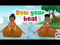 Row your boat  nursery rhyme  kids educational  learning songs  jeni and keni