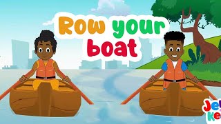Row Your boat | Nursery Rhyme | Kids Educational | Learning songs | Jeni and Keni