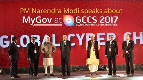 PM Narendra Modi Speaks About MyGov at GCCS 2017