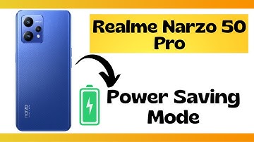 Realme Narzo 50 Pro Enable Power Saving Mode || Save Battery Health