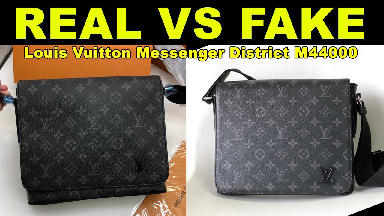 FAKE VS REAL - MENS LOUIS VUITTON TRIO MESSENGER BAG - SIDE BY