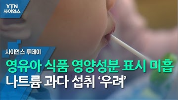 "영유아 식품 영양성분 표시 미흡"...나트륨 과다 